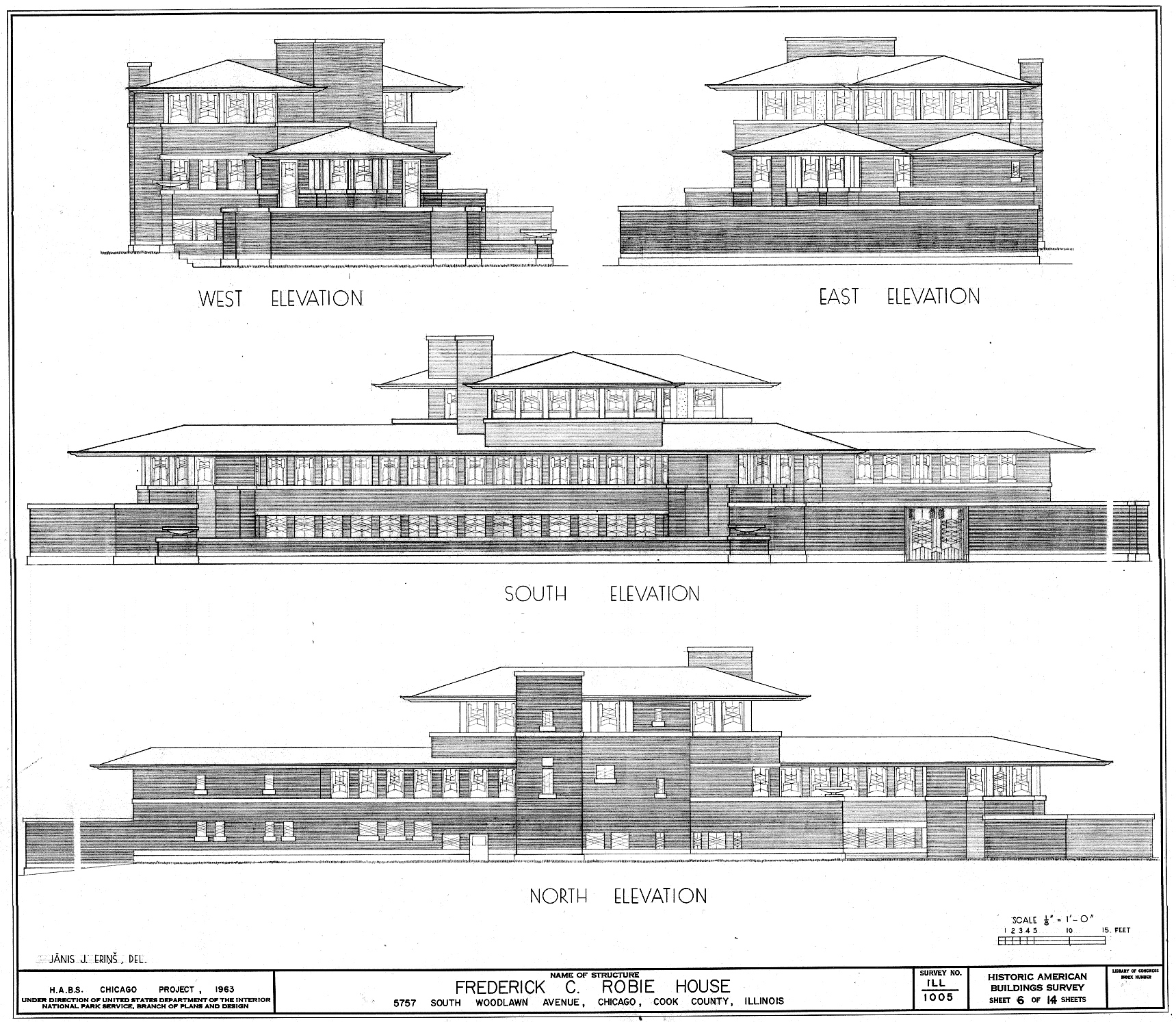 robie-house-floor-plan