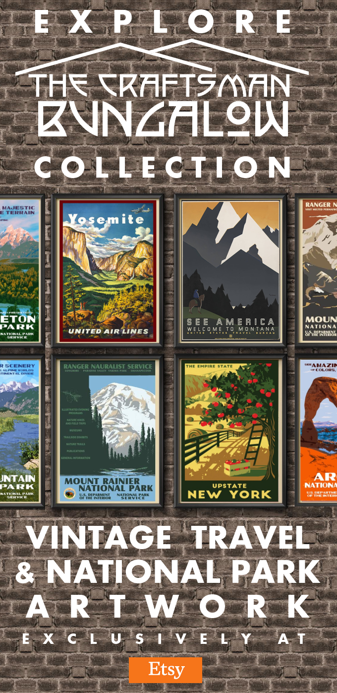 Our Vintage Travel Artwork Collection at Etsy